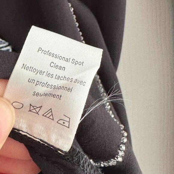 Parker Black Embroidered Boho Blouse, size Small - Picture 5 of 7